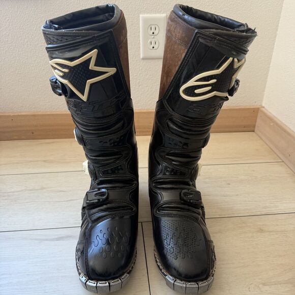 Alpinestars TECH 6 Men US  10 Black Motorcycle MotoCross Boots Tech series main image 13